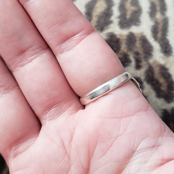 Sold - Vintage Navajo Turquoise Ring M. CHEE - Picture 2 of 3